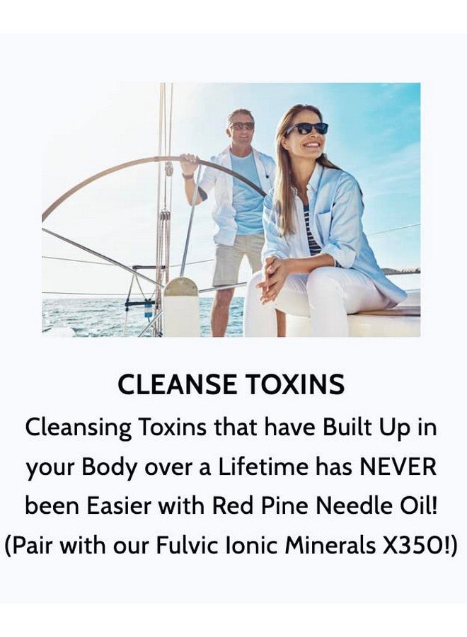 Optimally Organic Red Pine Needle Oil 2oz - Daily Drops for Extreme Immune Support - BioActive Cell & DNA Support - 1290 Drops - 3 to 7 Drops Per Dose -Vegan Body Cleanse - Longevity Oil - Image 5