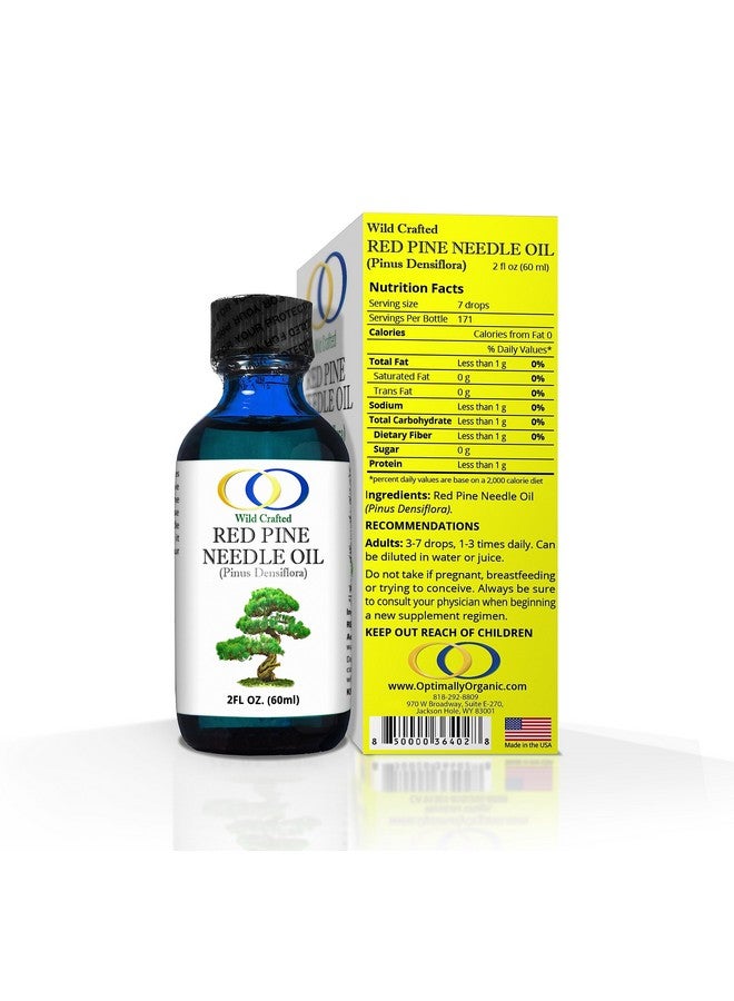 Optimally Organic Red Pine Needle Oil 2oz - Daily Drops for Extreme Immune Support - BioActive Cell & DNA Support - 1290 Drops - 3 to 7 Drops Per Dose -Vegan Body Cleanse - Longevity Oil - Image 2