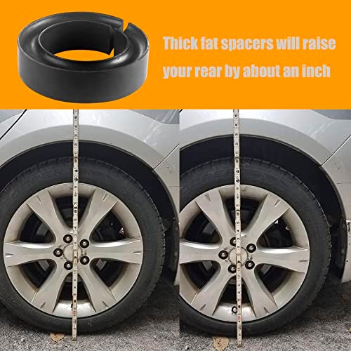 WINTOWIN Universal Coil Spring Booster,Rubber Coil Spring Spacer for for Car,Enhance Spring Rate for 5" & 5.5" O.D.1 Pack - Image 4