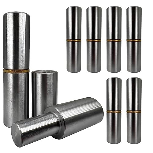 Sidco Supply 8 PCS - 2” Weldable Barrel Hinges – 2 Inch x 5/8 Inch – Heavy Duty Steel – Weld On Bullet Door Hinges – Detachable Hinges – 11/32” Pin Bearing - Metal Swing Doors, Gates, Glass Door Hinge - Image 1