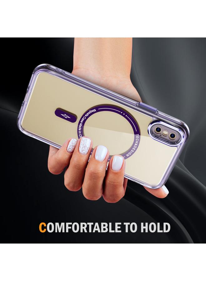 اس-توب جراب لهاتف iPhone X / XS Airbag Magsafe PC Hybrid TPU - Image 3