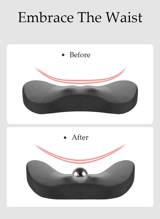 DUNISO Lumbar Support Pillow for Office Car Back Support Pillow with Memory Foam Pad Back Cushion for Back Pain Relief Improve Posture Cushion - Image 5