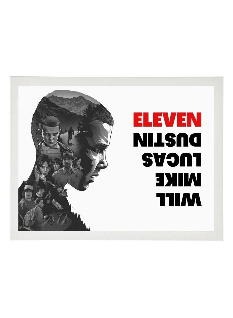 RKN Stranger Things Wallpaper Wall Art Poster Frame 30x40 cm - Image 1