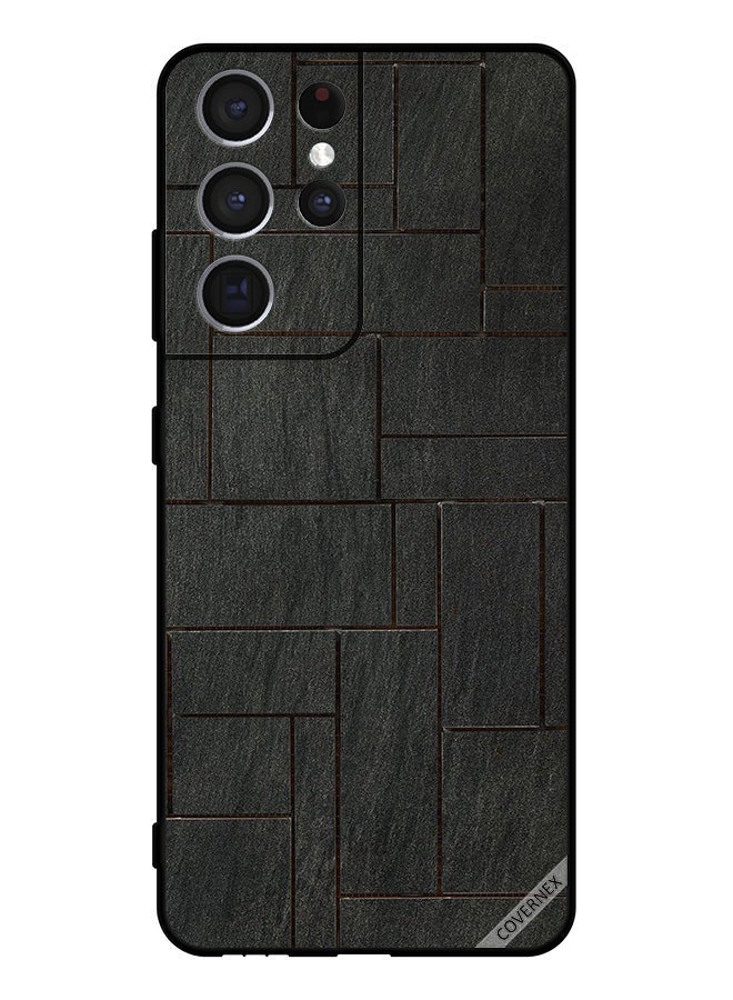 Covernex Protective Case Cover For Sumsung S21 Ultra 5G Stones Wall Pattern - Image 1