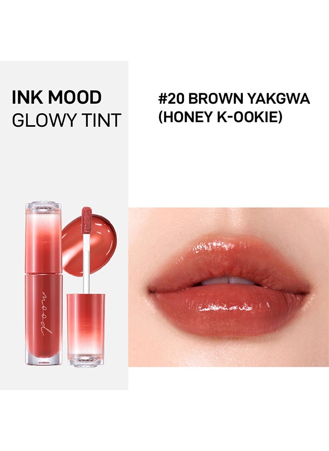 Peripera لون Ink Mood Glowy Tint 020 بني Yakgwa (Honey K-Ookie)  - Image 3