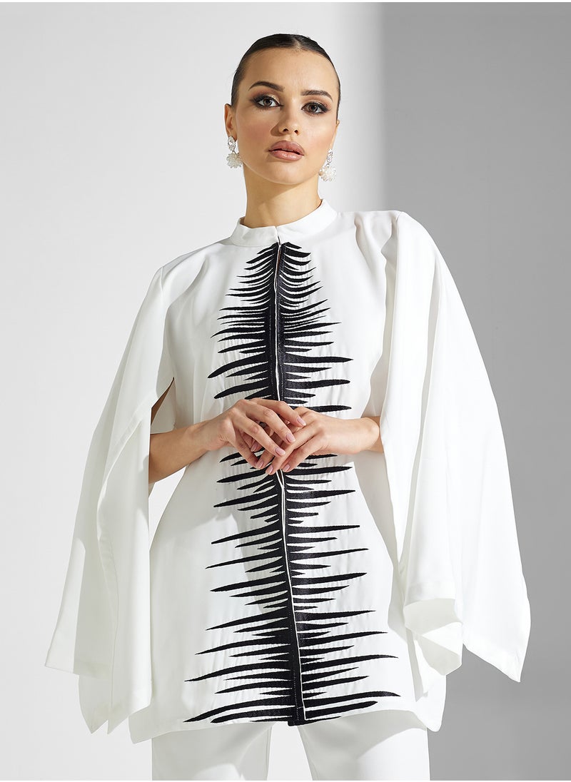 hayas closet Full-Slit Long Sleeve Pants Set  - Image 3