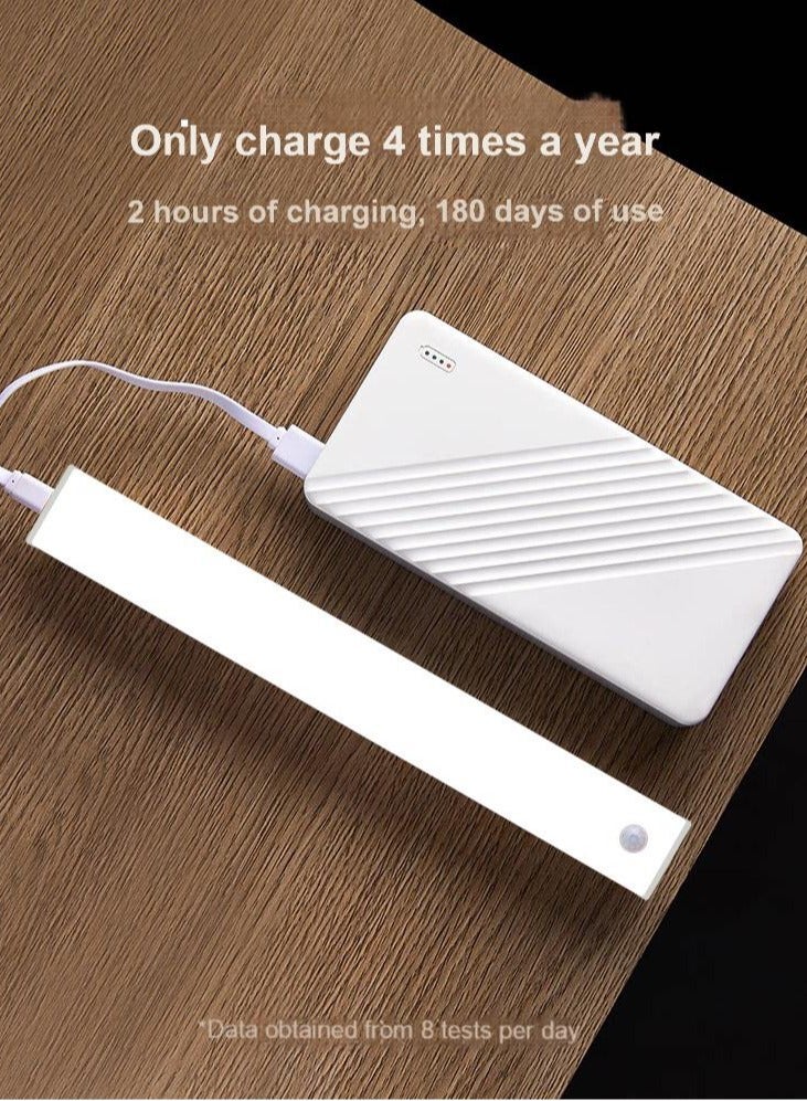 Multifunctional Induction Long Style Light Bar - 20CM Warm Light, Motion Sensing, Adjustable Brightness & Color Temperature, USB Rechargeable, Ideal for Home & Dorm Use - Image 5