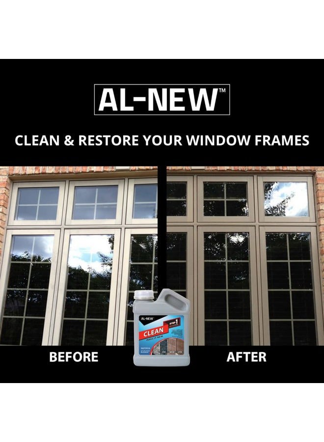 AL-NEW STEP 1 CLEAN | Cleaning Solution for Outdoor Patio Furniture, Garage Doors, Window Frames, Exterior Lights & Fencing (32 Ounce) - Image 5