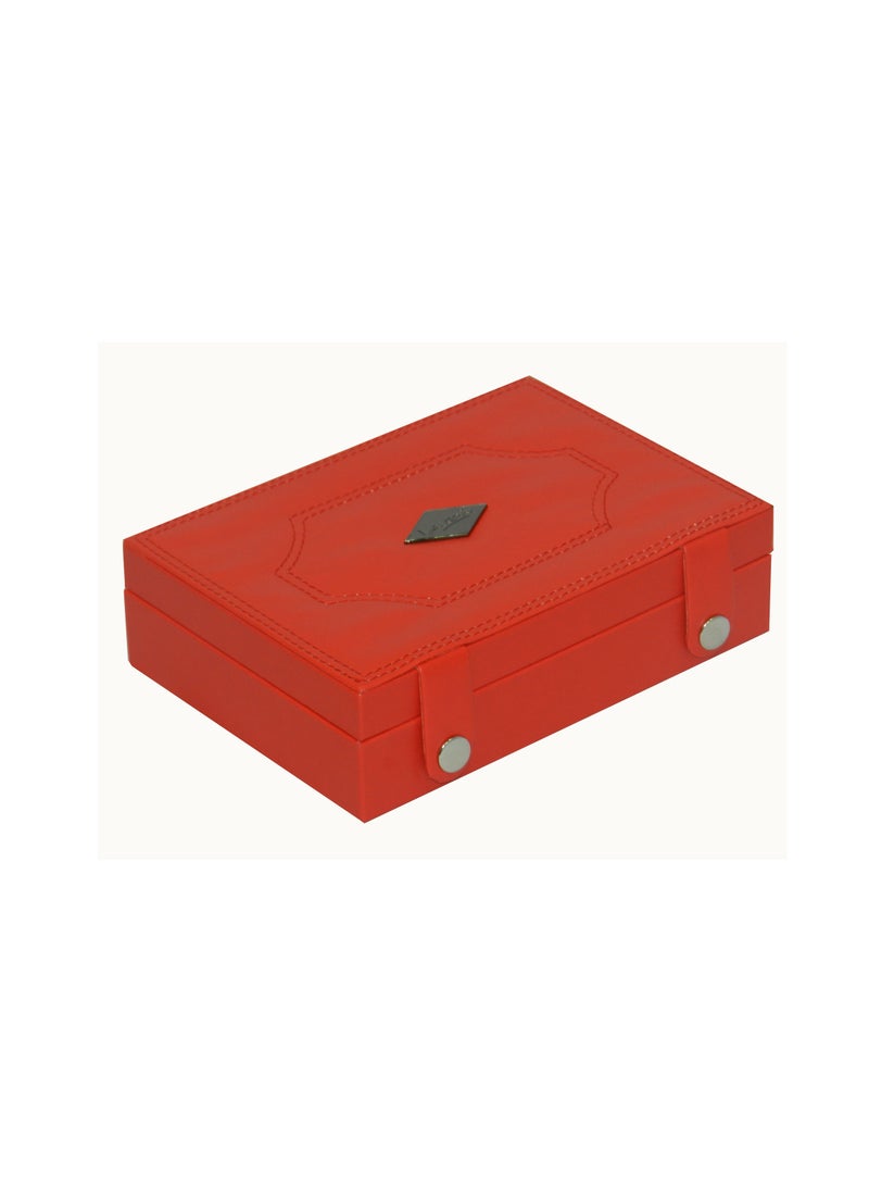 LAVERI LEATHER Laveri Faux Leather Designer New Collection Ring And Cufflink Box  - Image 2