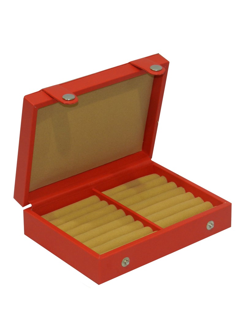 LAVERI LEATHER Laveri Faux Leather Designer New Collection Ring And Cufflink Box  - Image 4