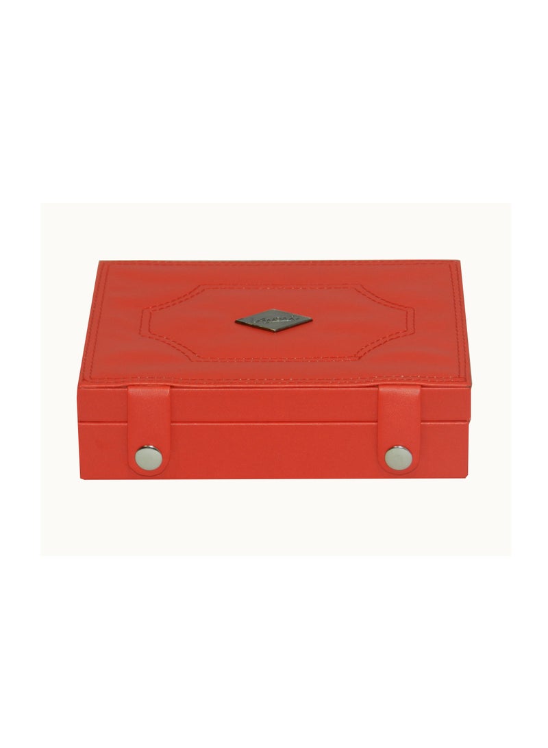 LAVERI LEATHER Laveri Faux Leather Designer New Collection Ring And Cufflink Box  - Image 5