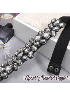 Women Rhinestone Waist Belt Beaded Crystal Stretchy Elastic Belt For Dress - pzsku/ZFB4F929887B7F8F504C4Z/45/_/1718301473/e360be7d-c205-4f9e-8d0c-07d068568d63