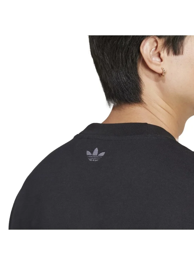 adidas تي شيرت أديداس ليبل جي اف اكس للرجال أسود أوريجينالز