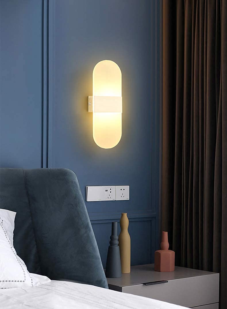 Groeien 15 Watts Round Acrylic LED Wall Lamp - Warm White - Image 3