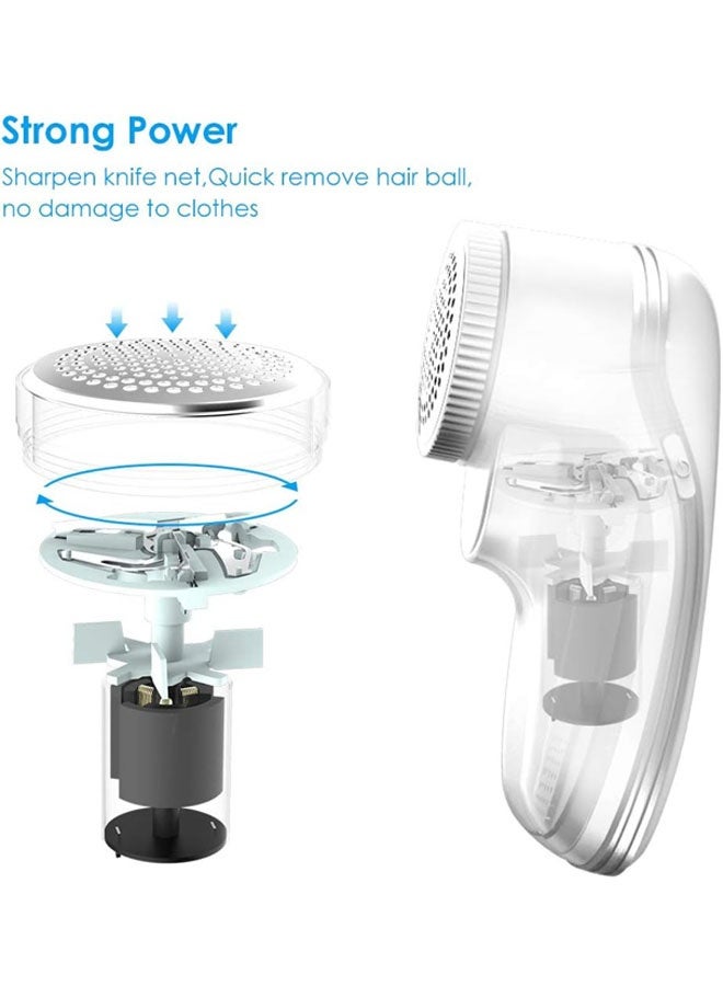 USB Rechargeable Fabric Shaver Lint Remover Portable Cordless Electric Sweater Clothes Shaver Fuzz Remover with USB Cable - Image 4