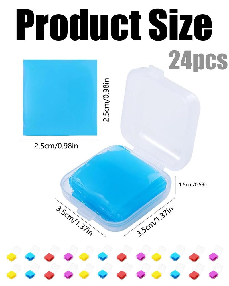 INOCEAN 24PCS Diamond Painting Tool Kit, Wax Clay Tools with 4 Colors (Red, Yellow, Blue, Purple), Essential Accessories for Diamond Painting Enthusiasts, Perfect for DIY Diamond Art Projects - Image 2