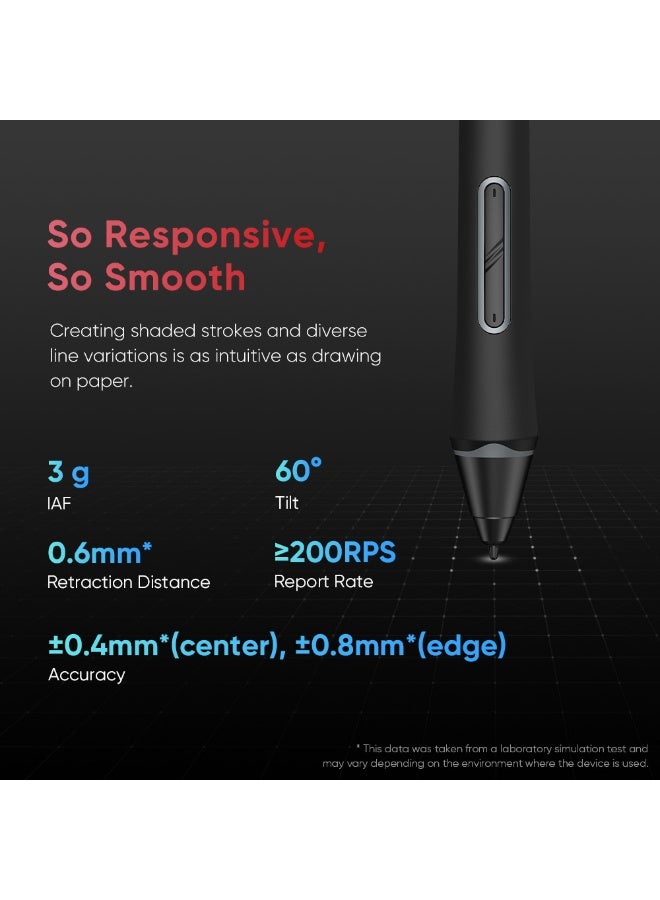 XPPen Artist 15.6 Pro V2 Drawing Tablet with Screen, 16K Pen Pressure Stylus Digital Art Tablet with Full-Laminated Anti-Glare Glass Adjustable Stand 8 Shortcut Keys Work for PC Mac Linux Android - Image 4