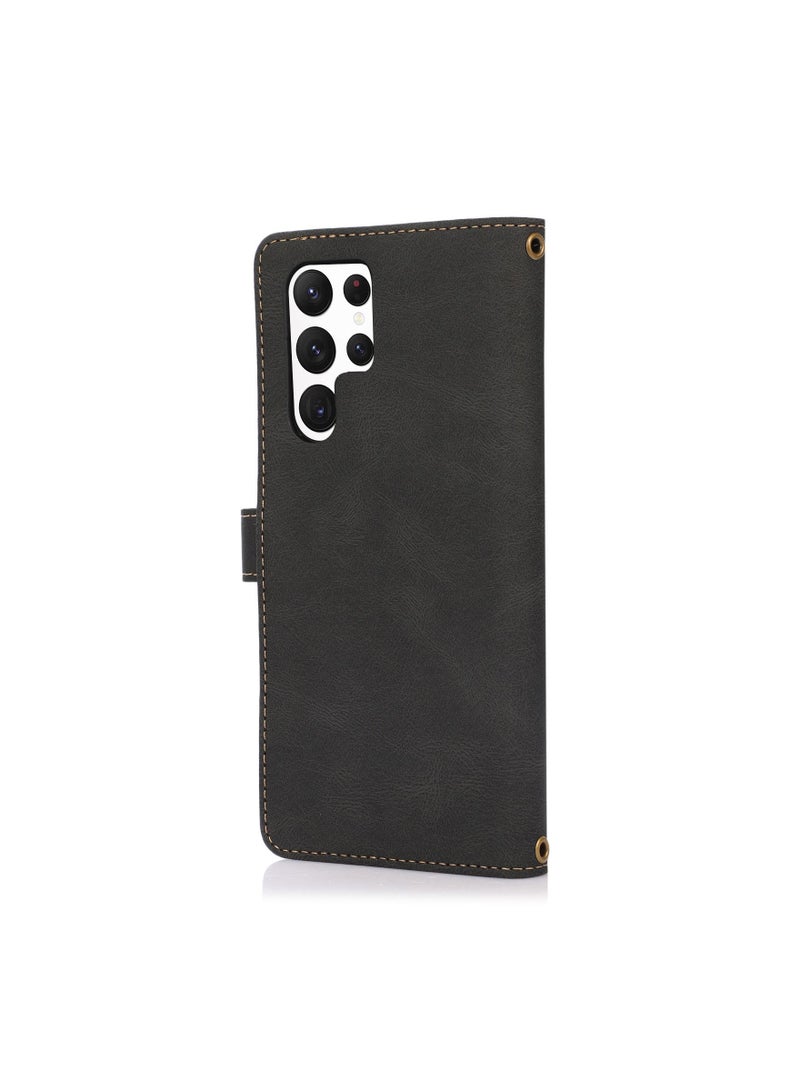 Suitable For Samsung Vintage Wallet Leather Case - Image 1