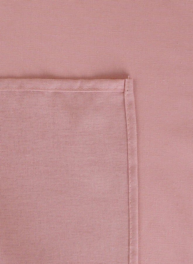 INFEI Solid Color Polyester Linen Blended Thin Dinner Cloth Napkins - Set of 12 (40 x 40 cm) - for Wedding Parties Events & Home Use (Blush) - Image 3