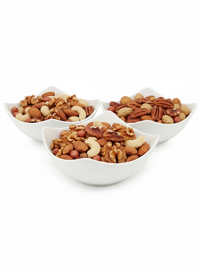 Shallow 3-Piece Porcelain Bowl Set, 12cm - Image 1