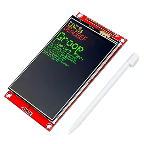 Hosyond 3.5 Inches TFT LCD Touch Screen Shield Display Module 480x320 SPI Serial ILI9488 with Touch Pen Compatible with Arduino R3/Mega2560 Development Board - Image 1