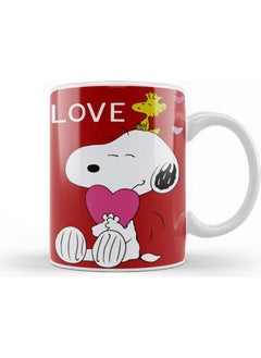 Print Shop Snoopy Peanuts I Love You 02 Mug Porcelain