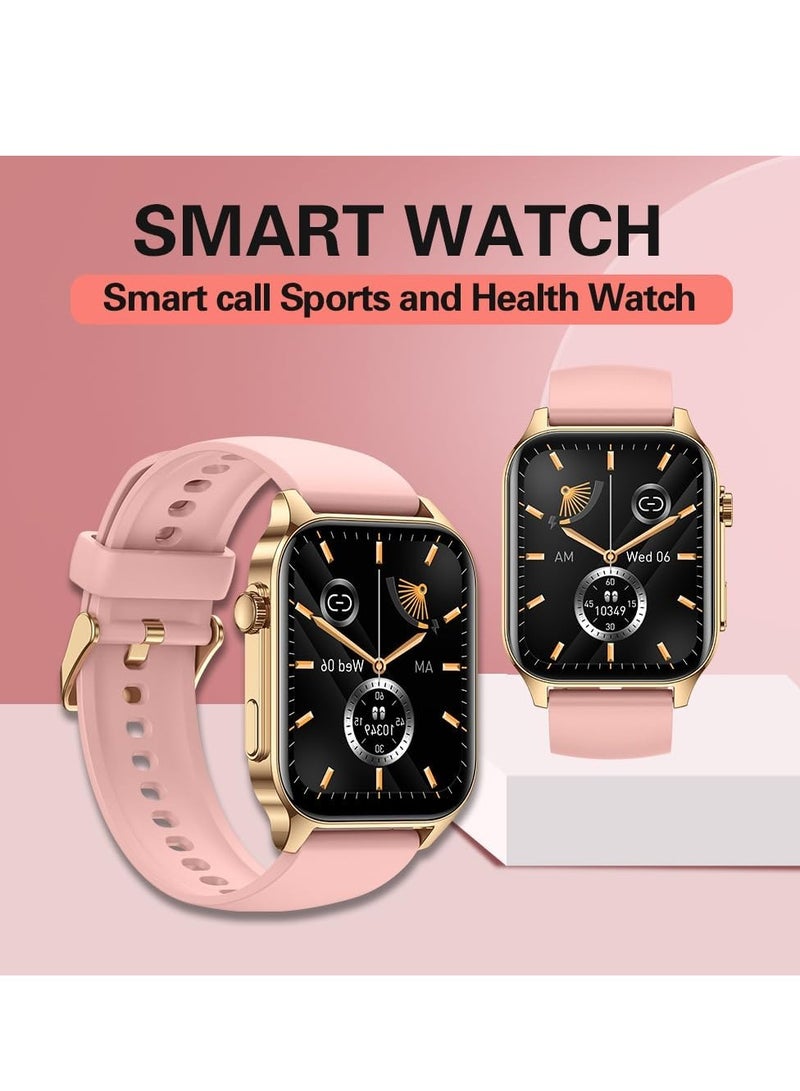 0TO1 TECH 1.91" Smart Watch for Men Women(Receive & Dial), 100+ Sports Modes Fitness Tracker with Heart Rate/SpO2/Blood Pressure/Sleep Monitor, Step Calorie Counter, IP68 Water Resistant Smartwatches (Pink) - Image 2