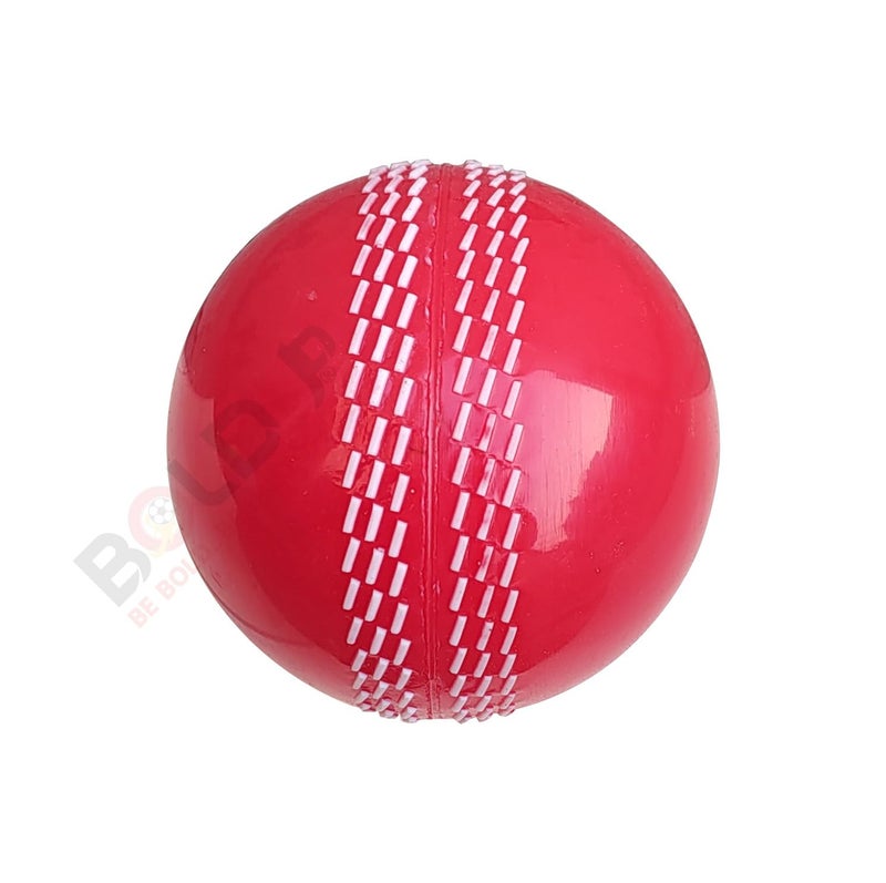 IFOLDUP Rubber Synthetic Cricket Ball i10 -Poly Hard Ball for Indoor and Outdoor TrainingSet of 2 (Orange+Maroon Pack of 02) - Image 3