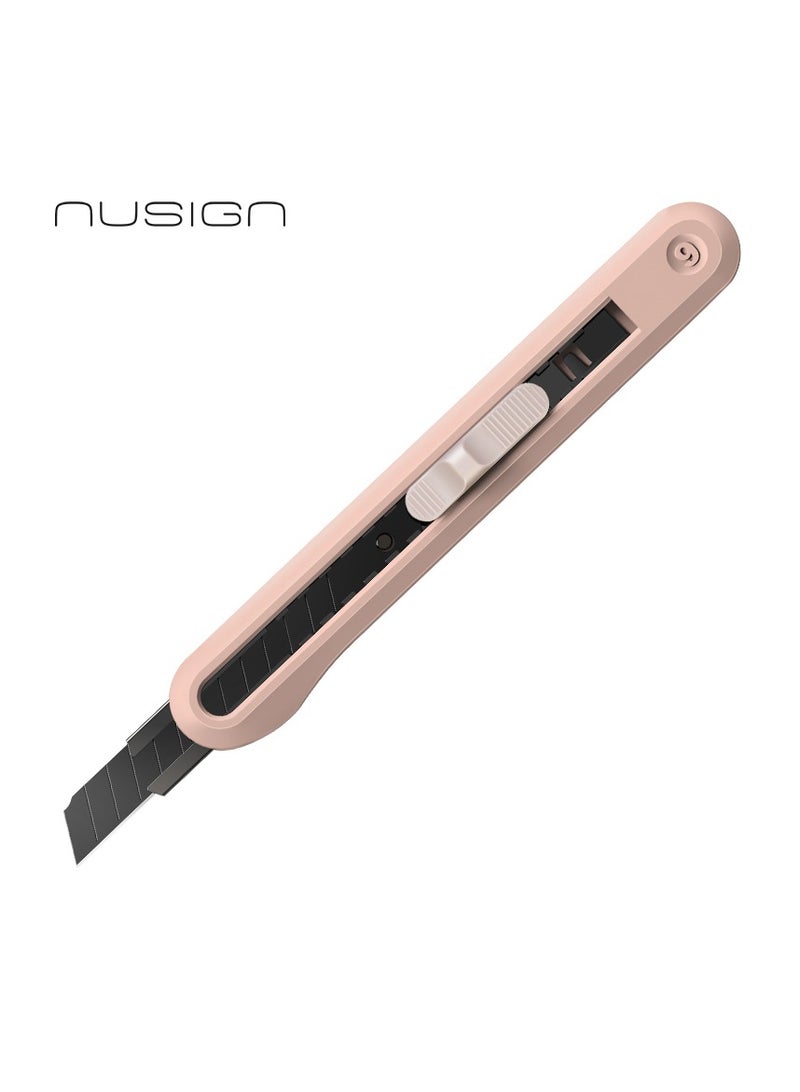 Deli Nusign ENS063 Snap-Off Utility Cutter with SK5 Edge - Pink - Image 1