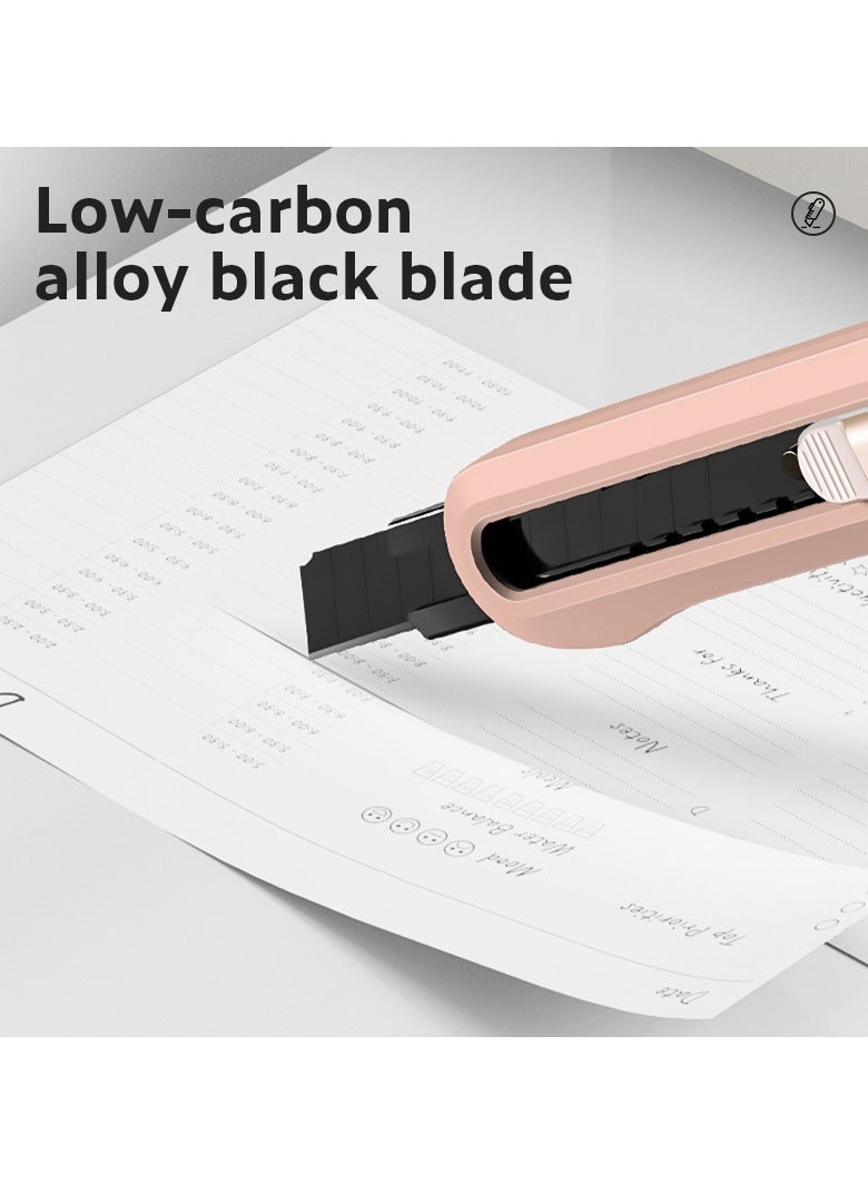 Deli Nusign ENS063 Snap-Off Utility Cutter with SK5 Edge - Pink - Image 5