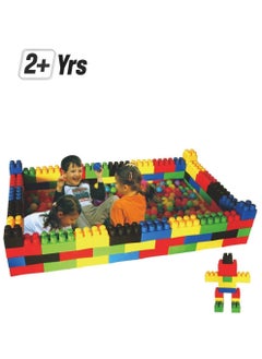 RBW Toys Jumbo Blocks Building Sets Colorful Interlocking Blocks Set in Puzzle Games,Jumbo Building Blocks Set includes 50 durable plastic blocks in 4 different colors RW-16645