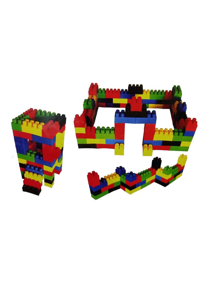 RBWTOYS - RBW Toys Jumbo Blocks Building Sets Colorful Interlocking Blocks Set in Puzzle Games,Jumbo Building Blocks Set includes 50 durable plastic blocks in 4 different colors RW-16645 - Image 1