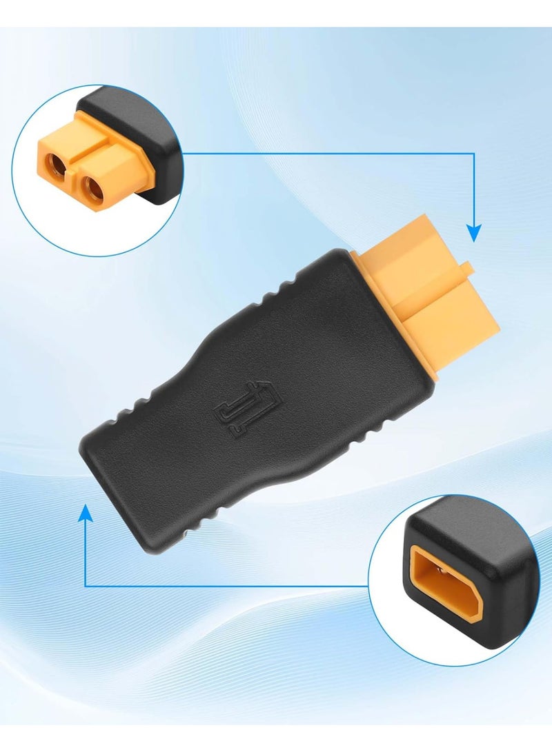 Arceyoo 2-Pack XT30 Male to XT60 Female Connector Adapter for RC FPV Drones, Lipo Batteries, and Chargers - Image 4