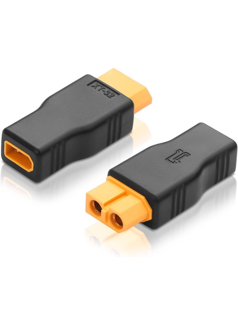 Arceyoo 2-Pack XT30 Male to XT60 Female Connector Adapter for RC FPV Drones, Lipo Batteries, and Chargers - Image 1