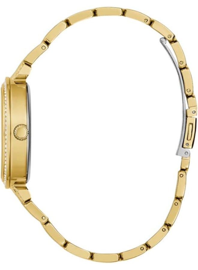 Guess women's wristwatch made of stainless steel in gold color - GW0528L2 - Image 4