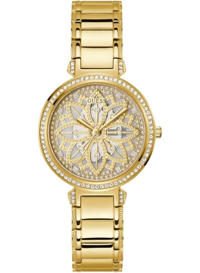 Guess women's wristwatch made of stainless steel in gold color - GW0528L2 - Image 1