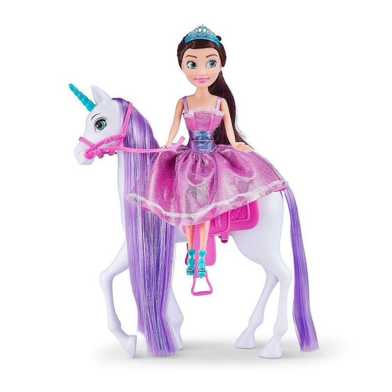 Zuru - Sparkle Girlz 10 Inch Princess Doll with Unicorn Playset - 10057 - Image 2