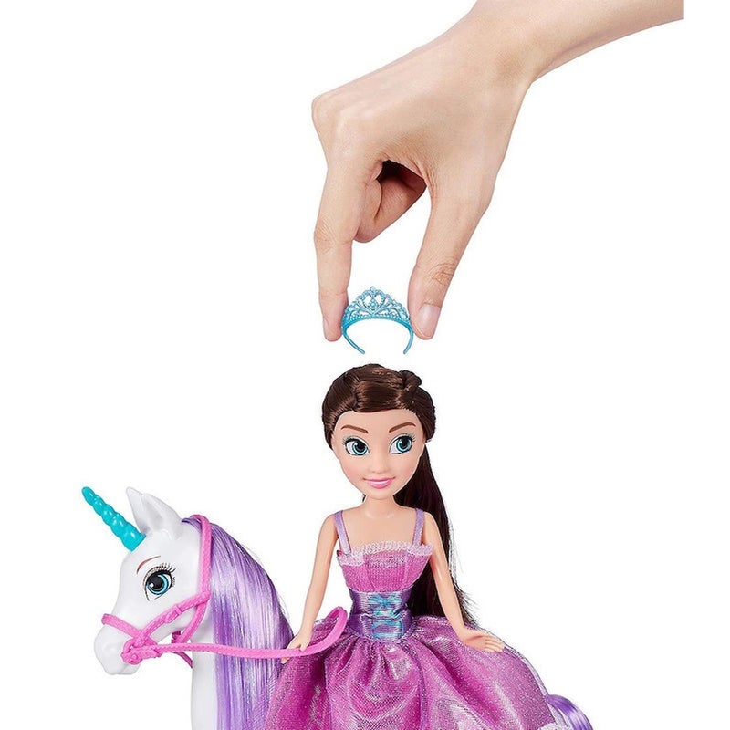 Zuru - Sparkle Girlz 10 Inch Princess Doll with Unicorn Playset - 10057 - Image 4