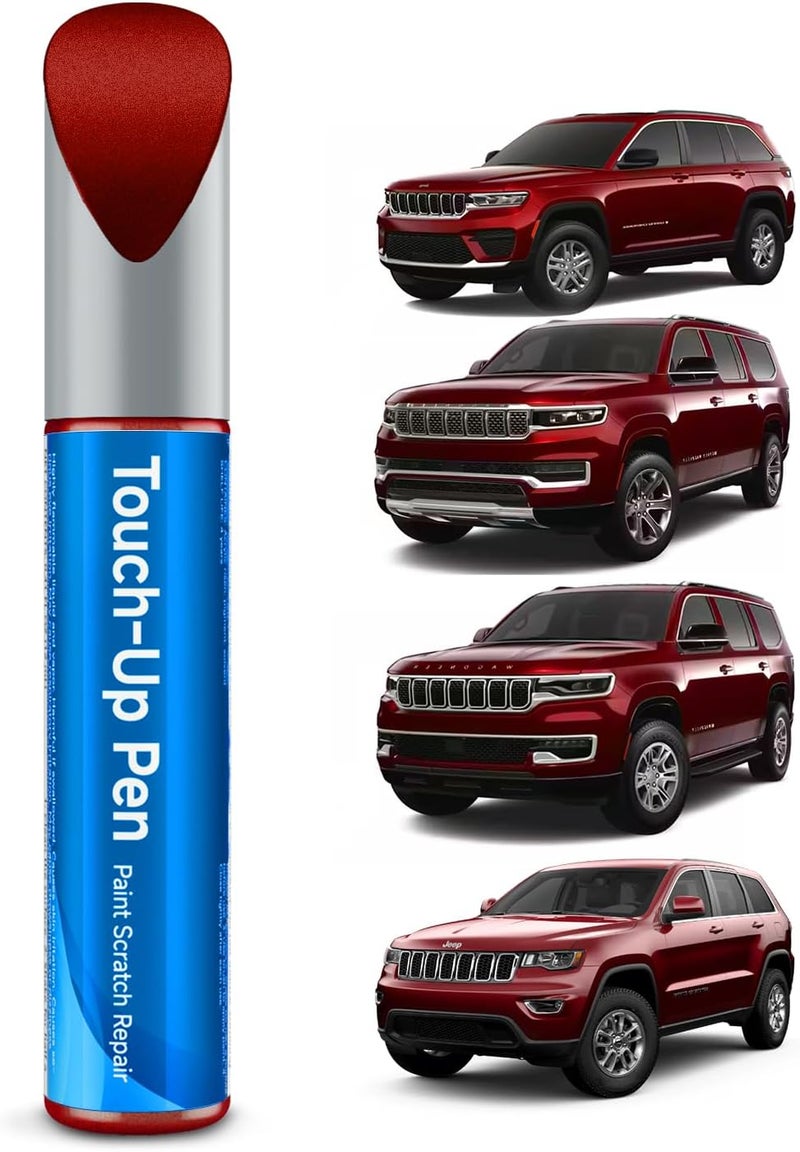 RSACET PRV/NRV Delmonico Red Velvet Red Pearl Touch Up Paint Compatible with Jeep, Ram, Dodge, Chrysler Exact Match Touch Up Paint Car Scratch Repair - Image 1