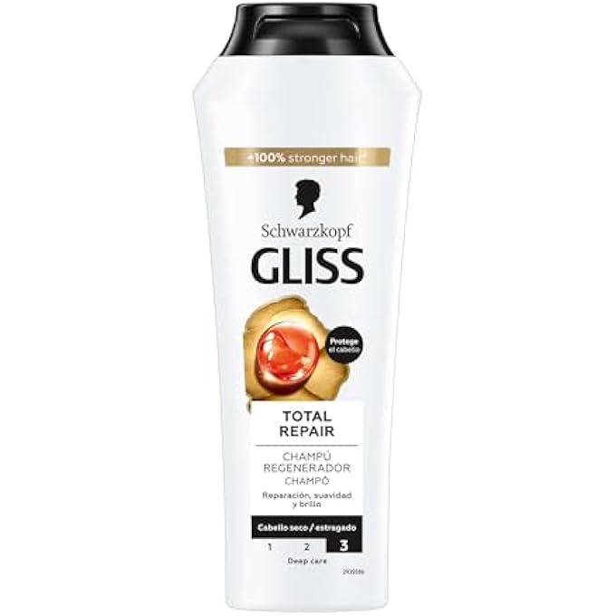 Gliss SHAMPOO TOTAL REPAIR - PACK OF 6 X 250 ML - TOTAL 1500 ML - Image 3