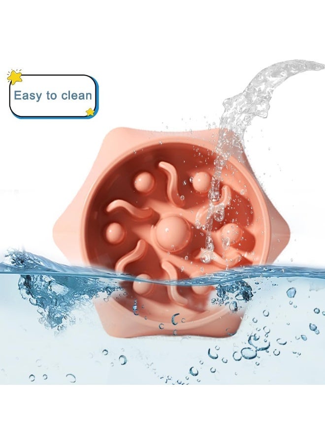 NeoStyle Slow Feeder Dog Bowls, Slow Eating Dog Bowl, Non-Slip Puzzle Anti-Choking Puppy Bowl, Perfect for Medium Small Dogs and Cats - Image 5