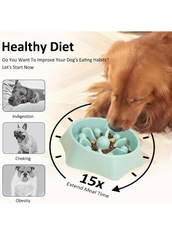 NeoStyle Slow Feeder Dog Bowls, Slow Eating Dog Bowl, Non-Slip Puzzle Anti-Choking Puppy Bowl, Perfect for Medium Small Dogs and Cats - Image 3
