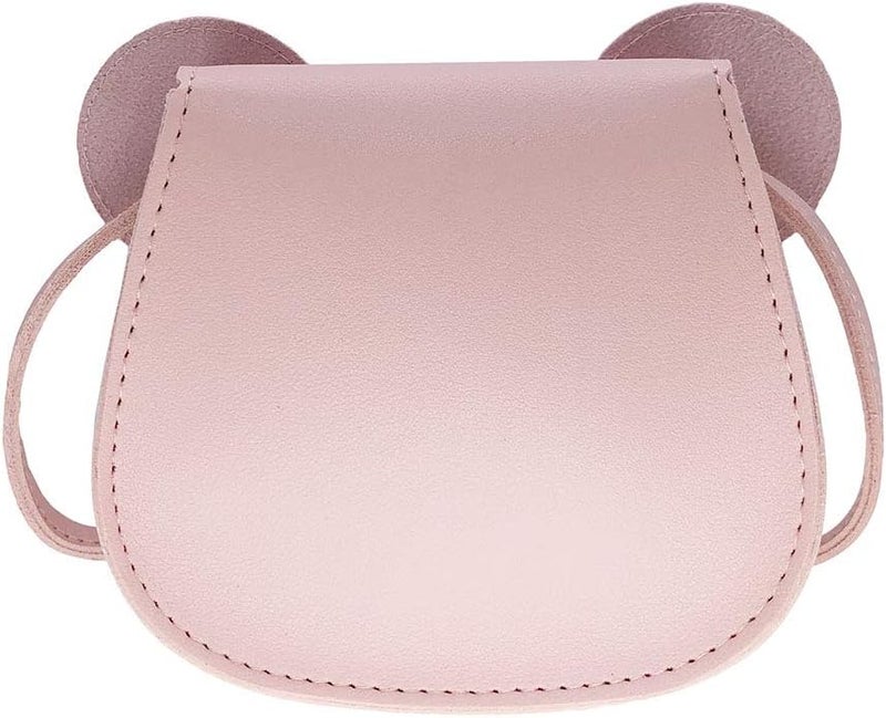 xperry Little Girls Toddlers Mini Crossbody Shoulder Bag Coin Purse with Cute Mouse Ear Bowknot - Image 2