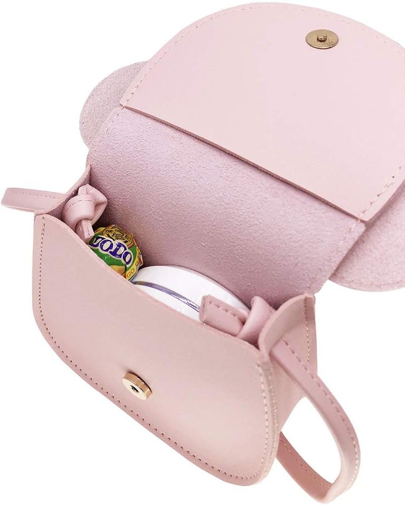xperry Little Girls Toddlers Mini Crossbody Shoulder Bag Coin Purse with Cute Mouse Ear Bowknot - Image 3