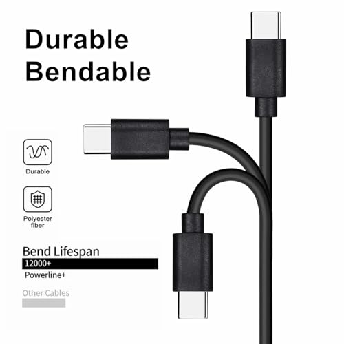 weishan 20-Pack USB C 48W PD Fast Charger Cable - Multipack USB-C to Type C Charging Cords Bulk, 3.3ft - Image 4