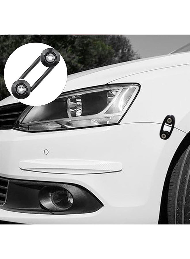 Peachjoy Bumper Trunk Quick Release Front Rear Bumper Fastener Kit,2 Set,Black - Image 5