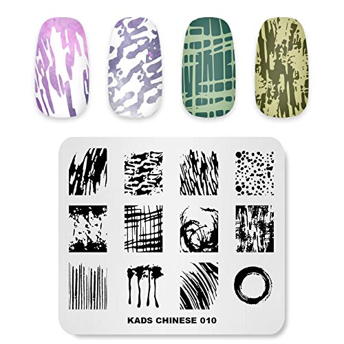 KADS Stamping Plates for Nail Art Chinese Style Template Image Plate Stencil Nails ToolCN010
