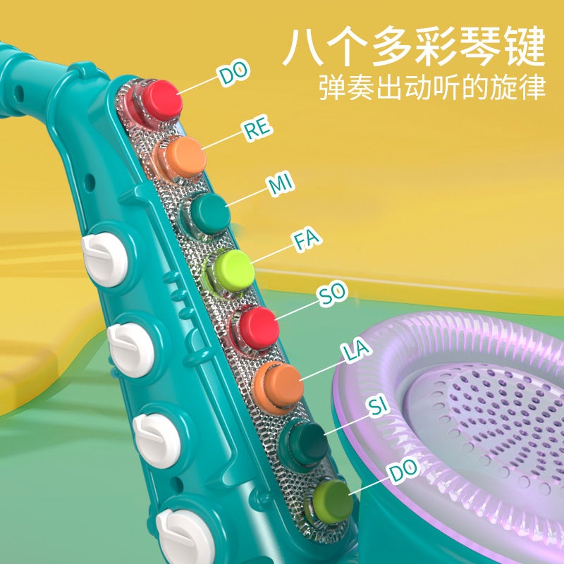 Children'S Multifunctional Toy Saxophone Playing Music Clarinet Trumpet Artificial Musical Instrument Baby Music Early Education 3+ - Image 4