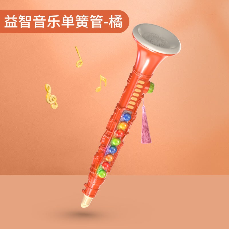 Children'S Multifunctional Toy Saxophone Playing Music Clarinet Trumpet Artificial Musical Instrument Baby Music Early Education 3+ - Image 1