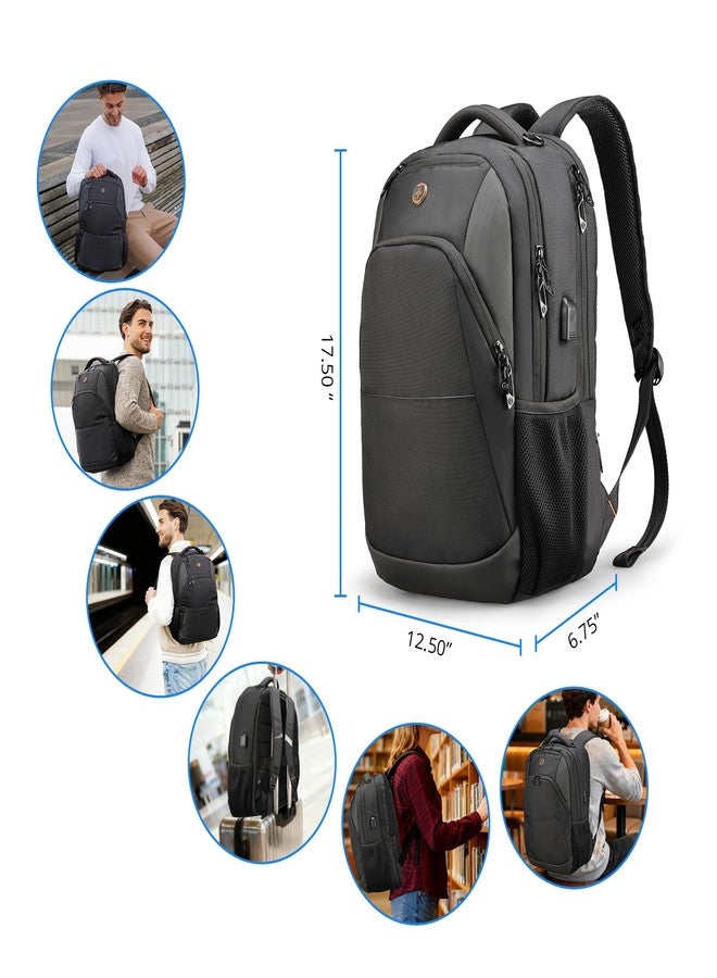 Swissdigital Design 16 Inches Travel Laptop Backpack, Business Laptops Backpack, Black, 16 Inches, Travel Backpack - Image 5